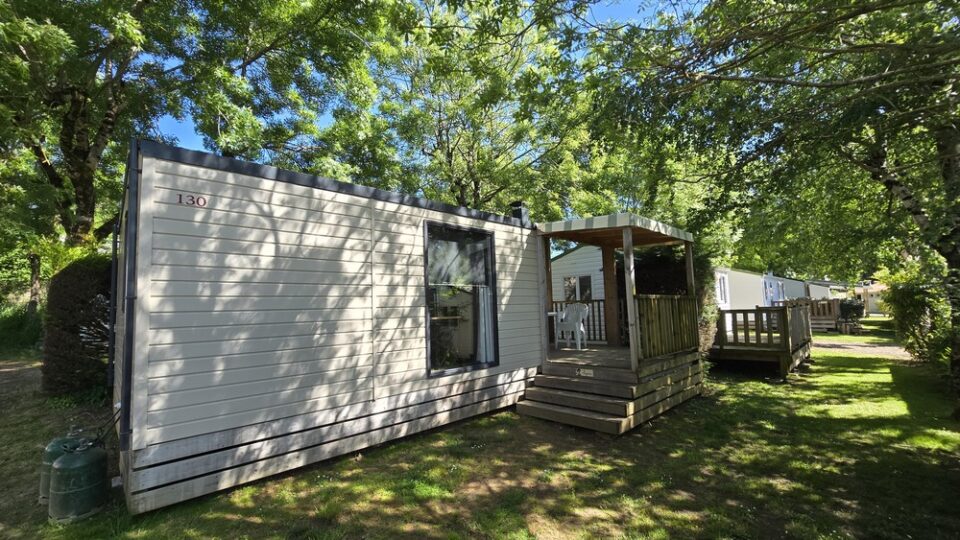Camping avec long séjour : location longue durée en Vendée 3 Mobile home Les Mancellières