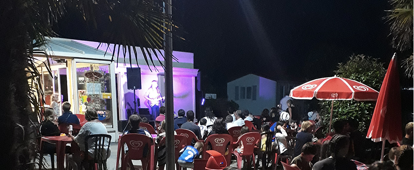 Les animations d’été de notre camping 4 étoiles en Vendée 7 concert animation camping 1